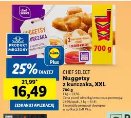 Lidl Chef Select Nuggets z kurczaka, XXL oferta