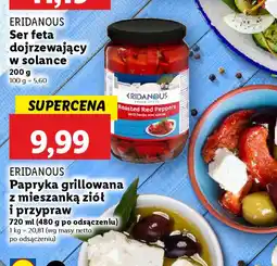 Lidl Papryka grillowana z mieszanką ziół i przypraw Eridanous oferta