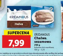 Lidl Chałwa sezamowa Eridanous oferta