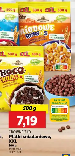 Lidl Płatki śniadaniowe Crownfield XXL oferta