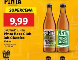 Lidl Piwo Browar Pinta oferta