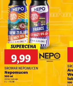 Lidl Piwo Browar Nepomucen oferta