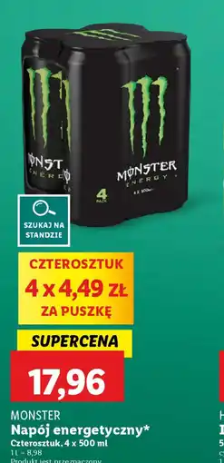 Lidl Monster Napój energetyczny oferta