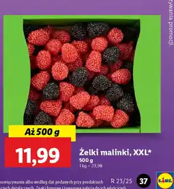 Lidl Zelki malinki XXL oferta