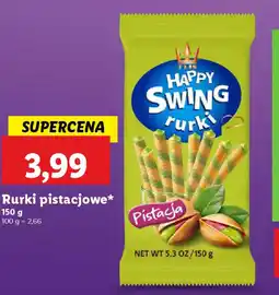Lidl Rurki pistacjowe Happy Swing oferta