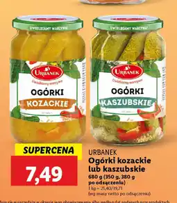Lidl Ogórki kozackie lub kaszubskie Urbanek oferta