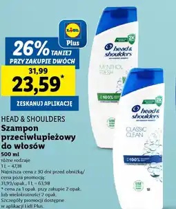 Lidl Szampon Head & Shoulders oferta