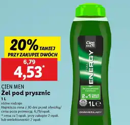 Lidl Cien Men Zel pod prysznic oferta