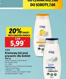 Lidl Kremowy żel pod prysznic dla kobiet Cien oferta