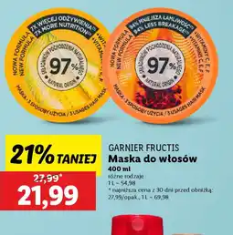 Lidl Garnier Fructis Maska do włosów oferta