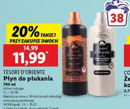 Lidl Płyn do płukania Tesori d'Oriente oferta