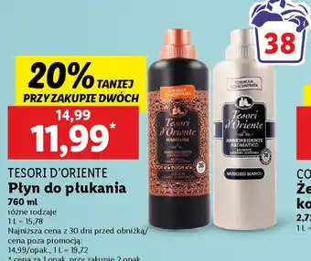 Lidl Płyn do płukania Tesori d'Oriente oferta