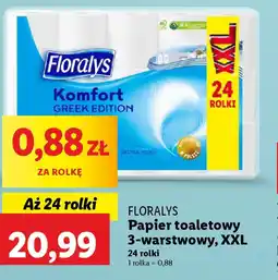 Lidl Papier toaletowy Floralys oferta