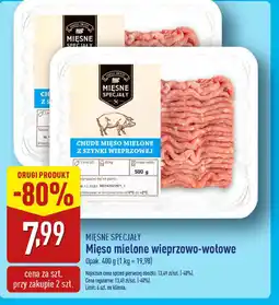 ALDI Mięso mielone wieprzowo-wołowe oferta