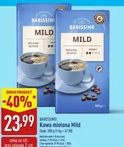 ALDI Kawa mielona Barissimo Mild oferta