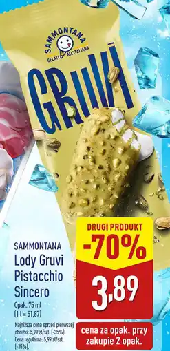 ALDI Lody Gruvi Pistacchio Sincero oferta