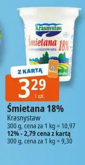 E.Leclerc Śmietana homogenizowana 12 % Krasnystaw oferta