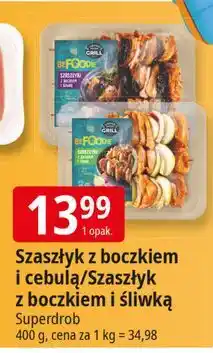 E.Leclerc Szaszłyk z nogi kurczaka boczkiem i suszoną śliwką Be Foodie oferta