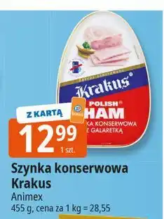 E.Leclerc Szynka konserwowa Krakus Animex oferta