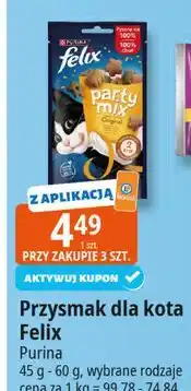 E.Leclerc Karma dla kotów original mix Purina Felix Party Mix oferta