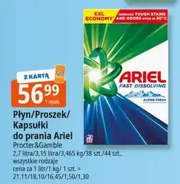 E.Leclerc Żel do prania mountain spring Ariel oferta