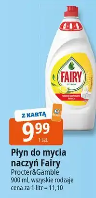E.Leclerc Płyn do mycia naczyń lemon Fairy oferta
