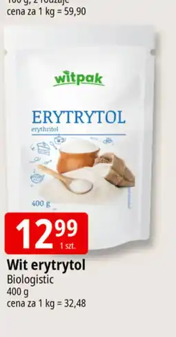 E.Leclerc Wit erytrytol Biologistic oferta