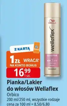 E.Leclerc Pianka do włosów sensitive Wellaflex oferta