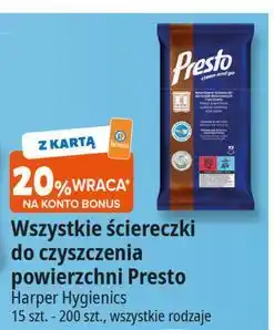 E.Leclerc Ściereczki do mebli drewnianych Presto Clean oferta