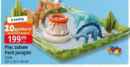 E.Leclerc Plac zabaw park jurajski 201 x 36 cm Intex oferta
