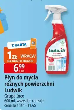 E.Leclerc Płyn do szyb z octem Ludwik oferta
