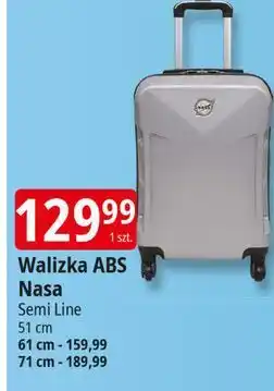 E.Leclerc Walizka trolley 71 cm nasa Semi Line oferta