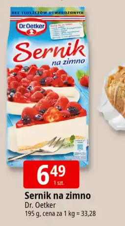 E.Leclerc Sernik na zimno Dr. Oetker oferta