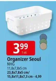E.Leclerc Organizer seoul 15.8 x 11.8 7.3 cm Nhg oferta