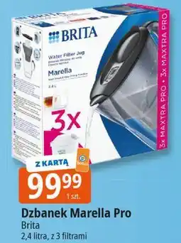 E.Leclerc Dzbanek marella 2.4 l + 3 wkłady maxtra pro czarny Brita oferta