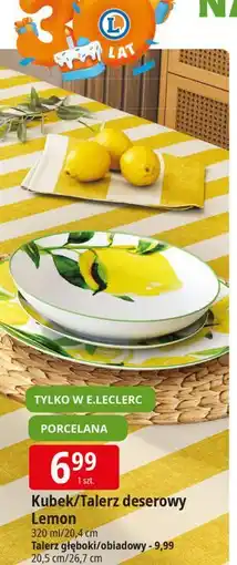 E.Leclerc Talerz obiadowy lemon 26.7 cm oferta