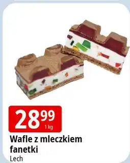 E.Leclerc Wafle z mleczkiem fanetki Lech Ciastka oferta