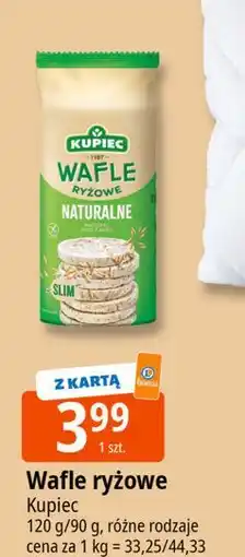 E.Leclerc Wafle ryżowe naturalne slim Kupiec oferta