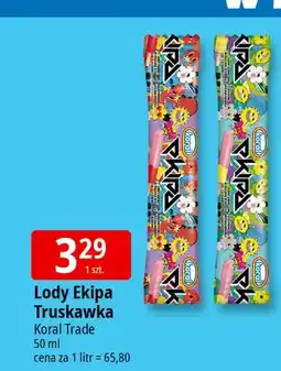 E.Leclerc Lód truskawkowy Koral Ekipa oferta