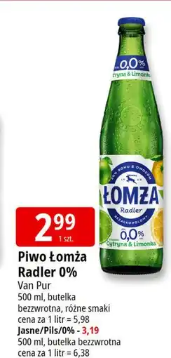 E.Leclerc Piwo Łomża 0.0% oferta