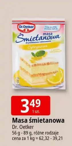 E.Leclerc Masa śmietanowa cytrynowa Dr. Oetker oferta