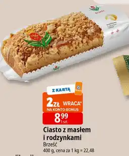 E.Leclerc Ciasto drożdżowe z rodzynkami Brześć oferta