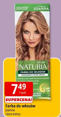 E.Leclerc Farba do włosów 209 beżowy blond Joanna Naturia Color oferta