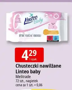 E.Leclerc Chusteczki nawilżane z nagietkiem lekarskim Linteo Baby oferta
