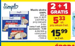 Carrefour Masło ekstra Simpl oferta