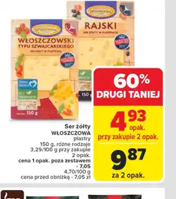 Carrefour Ser żółty Włoszczowa oferta
