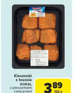 Carrefour Koral Kieszkonki z łososia oferta