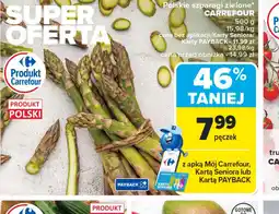 Polskie szparagi zielone Carrefour