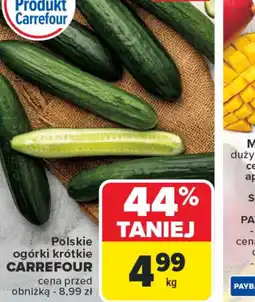 Carrefour Ogórki krótkie Carrefour oferta