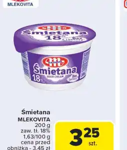 Carrefour Smietana Mlekovita oferta